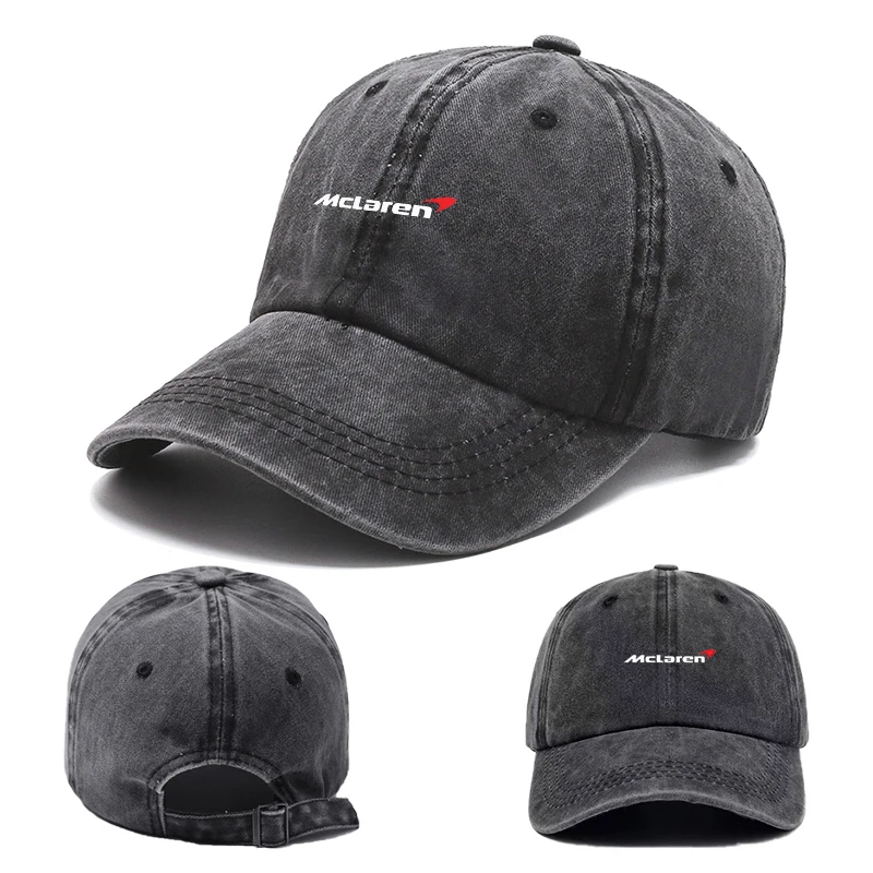 

Car Embroidery Adjustable Baseball Cap Baseball Cap Outdoor Summer Sports Hats For Mclaren 720S GT 570 600LT 540C P1 Alcantara