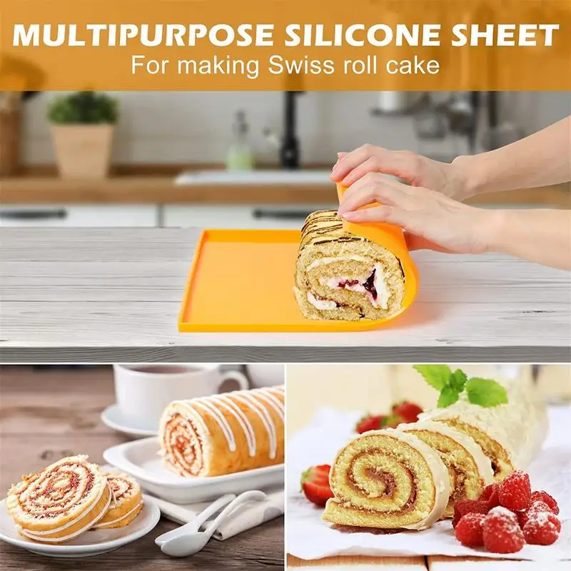 Silicone Dehydrator Sheets Dehydrator Mats with Edge for Fruit Leather Liquid Fruits Meat Vegetables Herbs Non-stick Trays