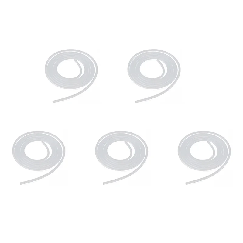 

-SPOR 5 шт., 2 метра, силиконовая трубка, силиконовая трубка, напорный шланг, очень гибкий, 3 х 5 мм