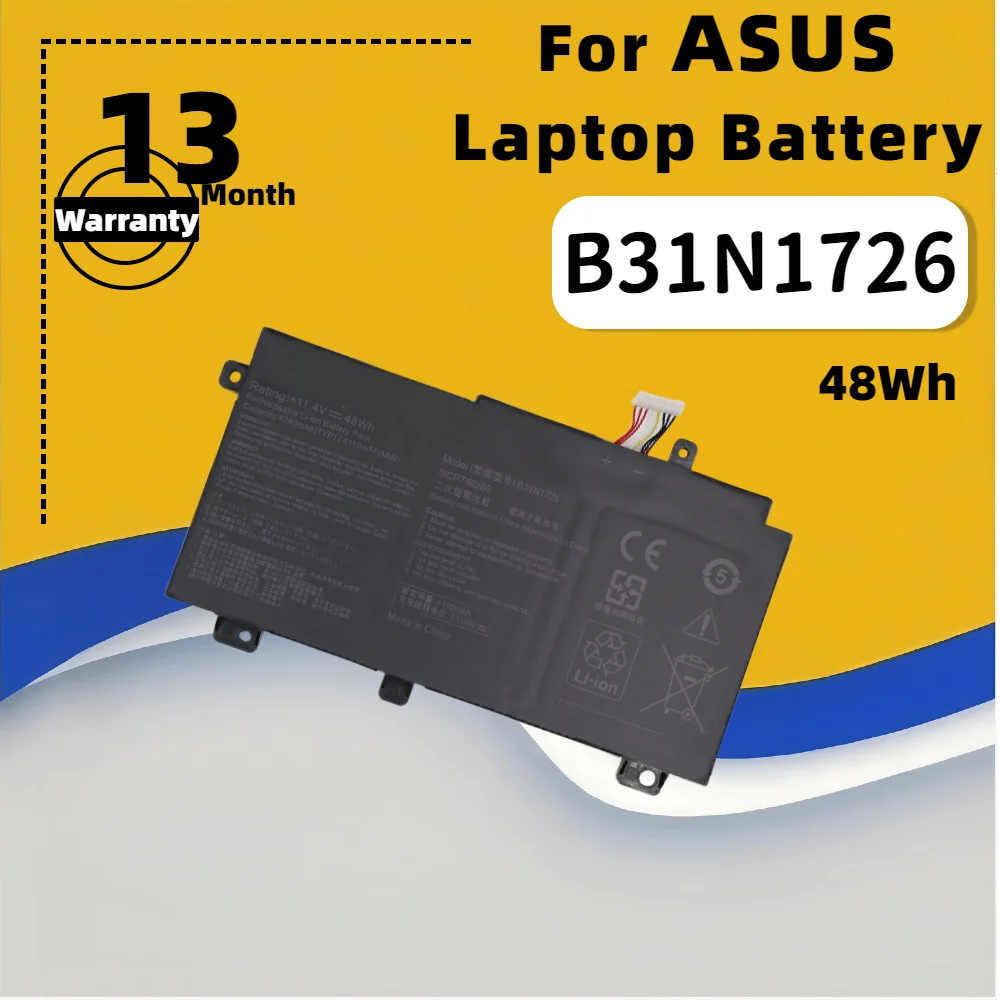 

FRLESUI B31N1726 для ASUS FX504 FX86 FX80GM FX505GE FX505DT FX80GE PX505GE PX505GD FX505GM FX80G B31BN91 Аккумулятор для ноутбука