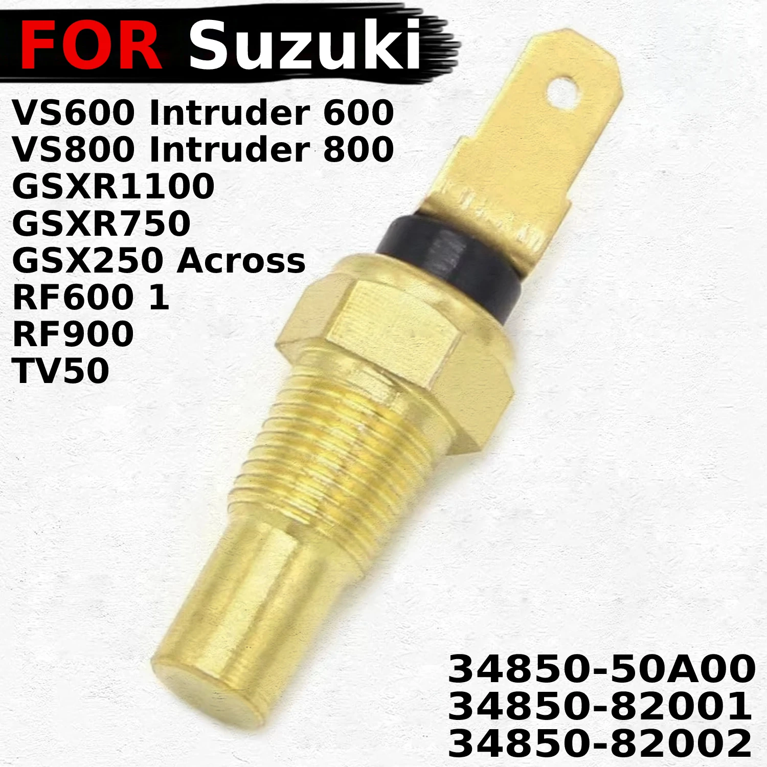 

Motorcycle Coolant Radiator Temperature Sensor Accessories For Suzuki GSXR1100 GSXR750 GSX250 Across RF600 RF900 OEM:34850-82002