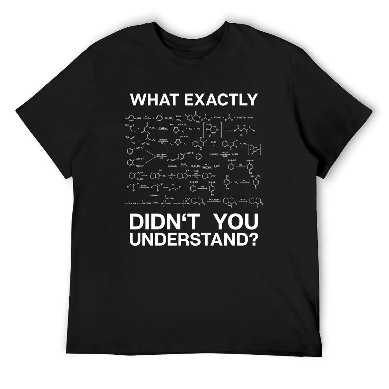 

Chemistry Chemist Gift Present Organic Equations T-Shirt boys animal print graphics Clothing Men's t-shirts