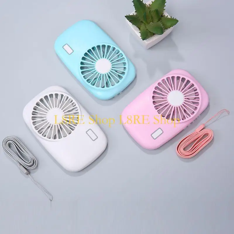 L8re Summer Mini Fan 2 Speed Fan القابلة للتعديل مع مروحة USB قابلة لإعادة الشحن