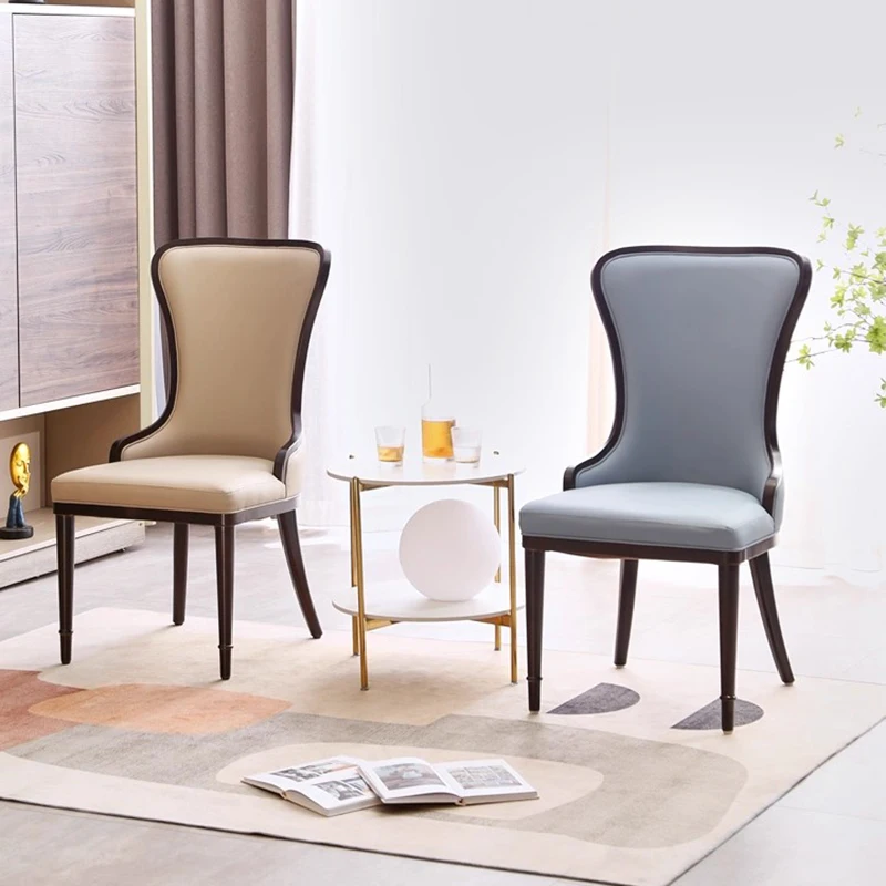 ordic Dining Chairs Wedding Restaurant Balcony Clear Dining Chairs Vanity Designer Designer Postmodern Furniture