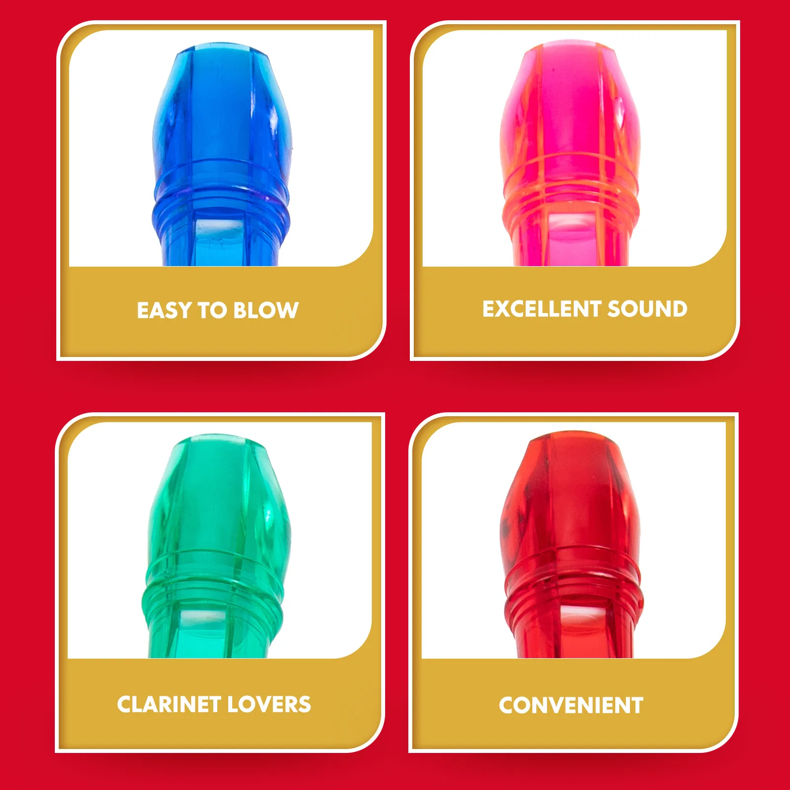 

4 комплекта, кларнет с 8 отверстиями, музыкальный инструмент для начинающих для детей, взрослых, детей, ветровая практика, смола, прочный светильник, профессиональный, легкий