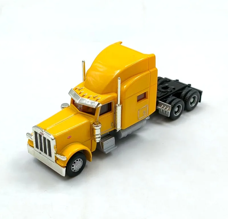 1/87 recién llegado, precio especial, Metal fundido a presión, camión clásico americano, remolque, modelo, muebles, colección de juguetes para niños