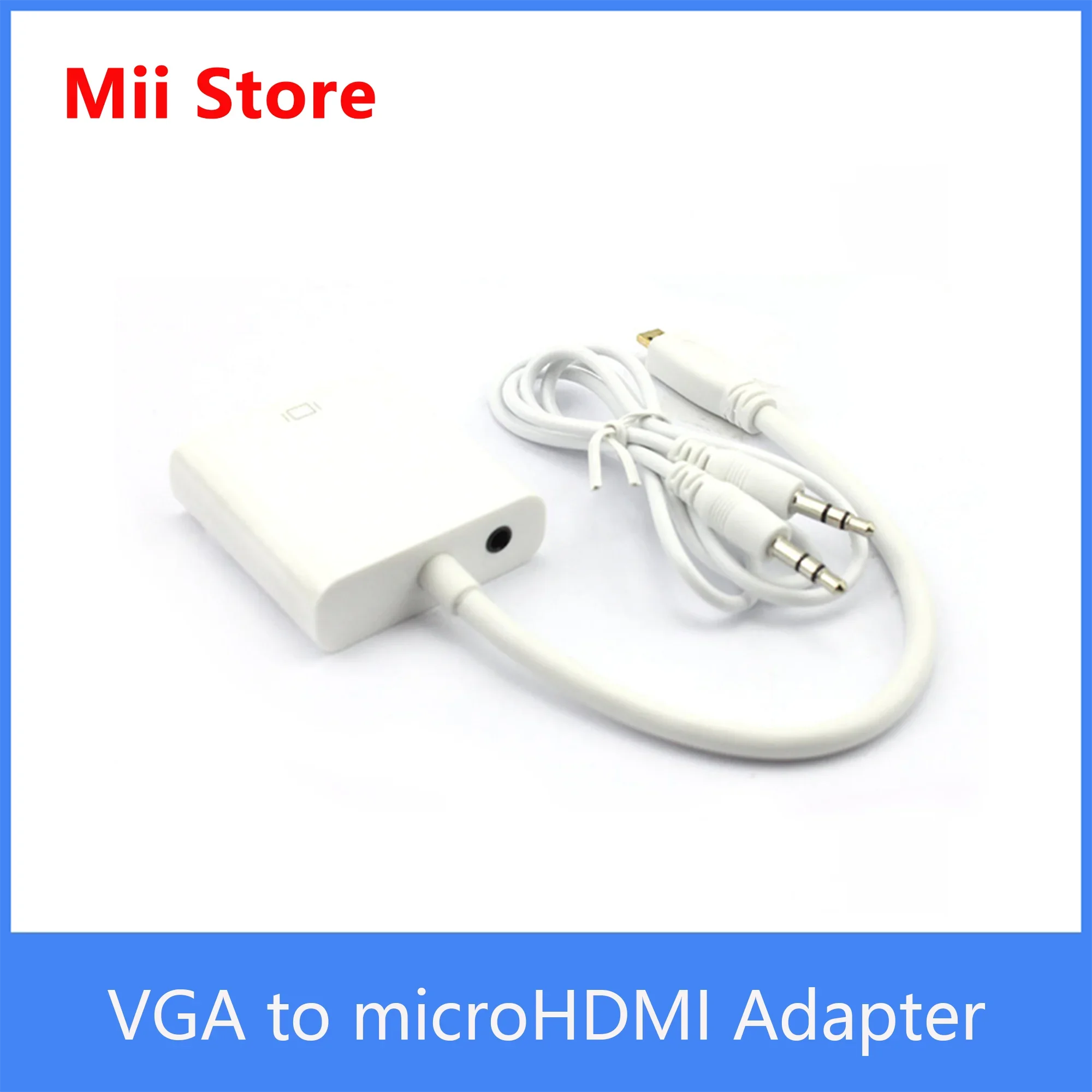 محول 1080P VGA إلى MicroHDMI مع منفذ إخراج الصوت مناسب لـ RaspberryPi 4 وAndroid #3