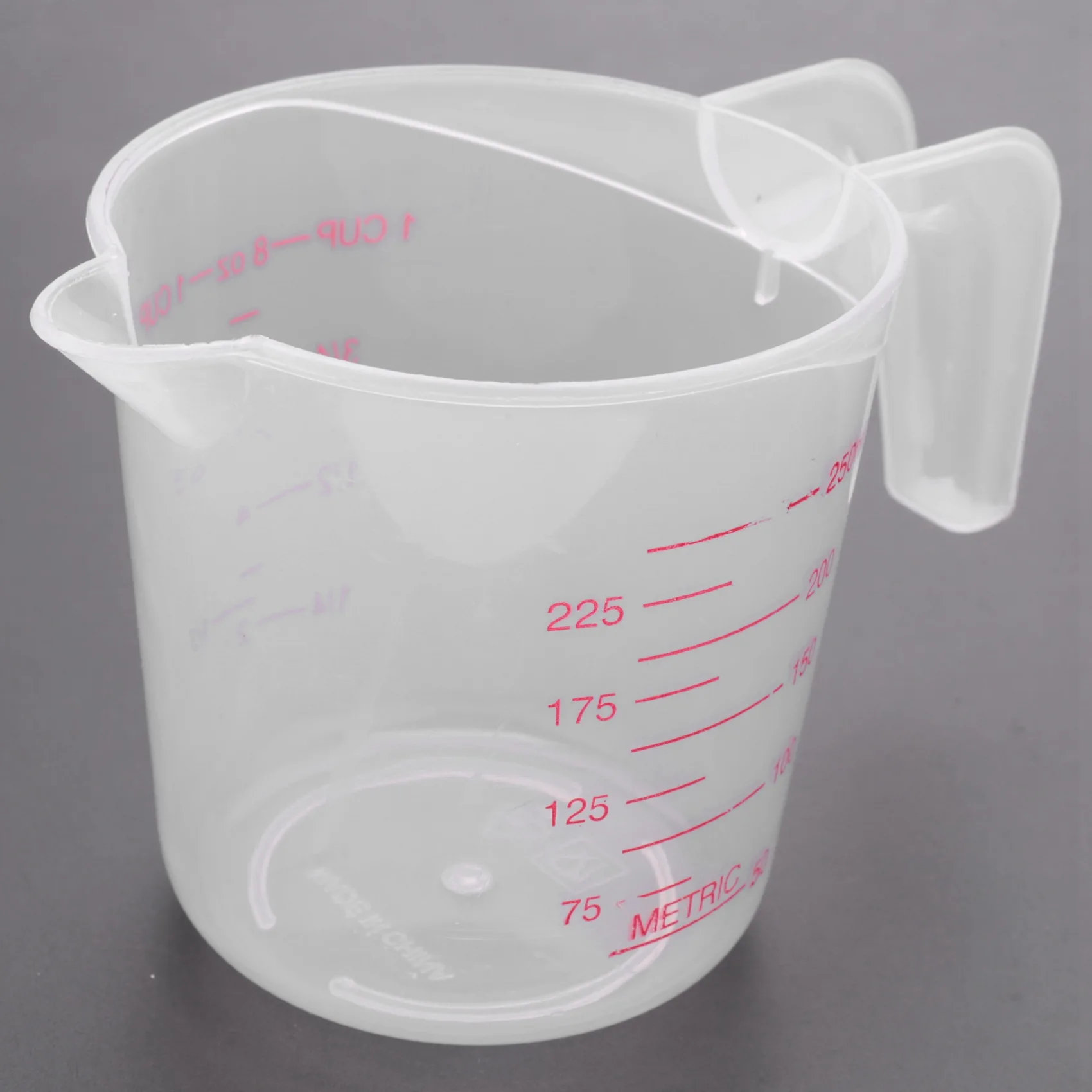 AT21-9Pc Plastic Measuring Jug Set Large 4 Cup, 2 Cup And 1 Cup Capacity BPA Free Measuring Beakers With Angled Grip