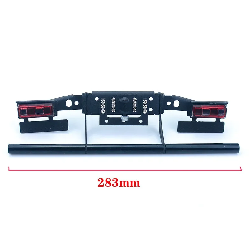 Rc Dump Truck Metalen Simulatie Achterlicht Straal Bumper Set Voor 1/14 Tamiya Scania 770S R620 Volvo Benz Arocs Man Tgx Lesu Auto