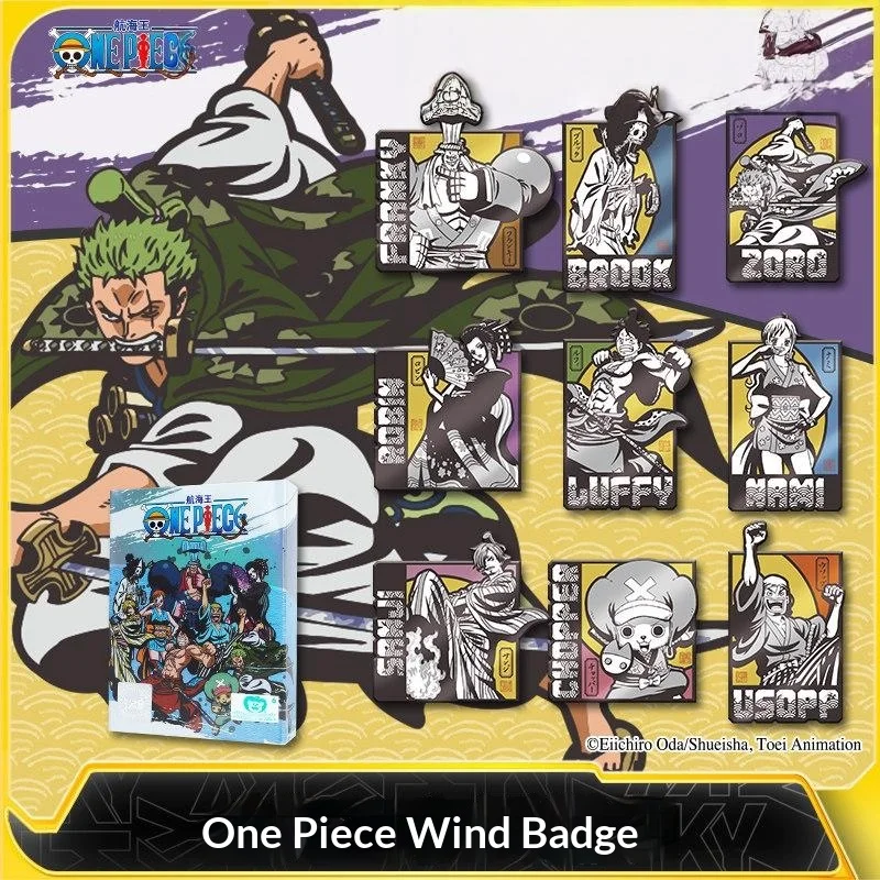 

Kayou Official One Piece Japanese Style Enamel Pin Blind Box Zinc Alloy Badge With Luffy Zoro For Anime Fans Cosplay Accessories