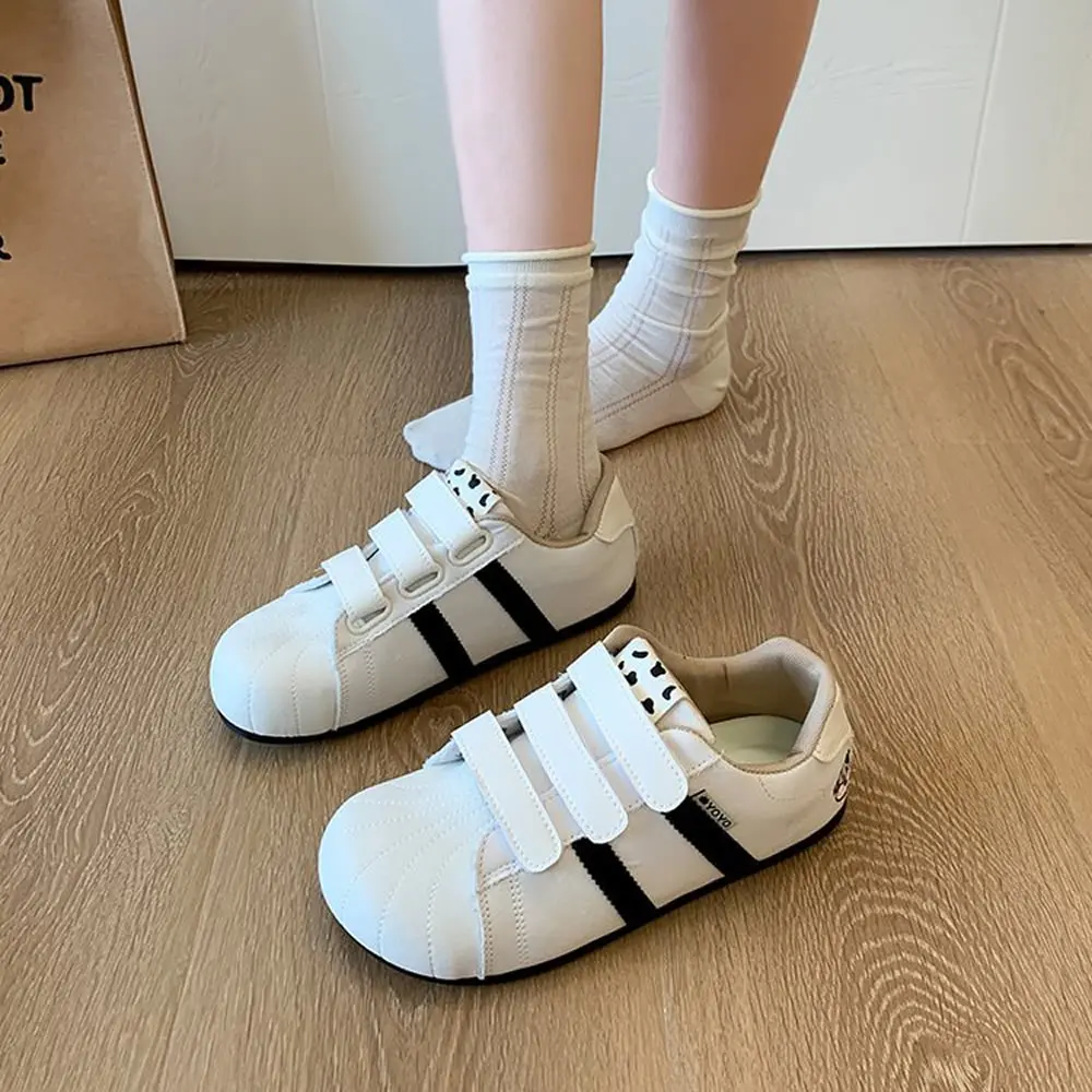 طالب أحذية رياضية نسائية صيف 2025 شريط سحري مرقع اللون قيمة جمالية عالية أحذية شبكية عصرية تناسب الجميع #4