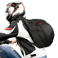 Motorcycle Backpack Men and Women Riding Helmet Bag Rider Backpack Nylon Lightweight Waterproof Bag Portable Riding Supplies