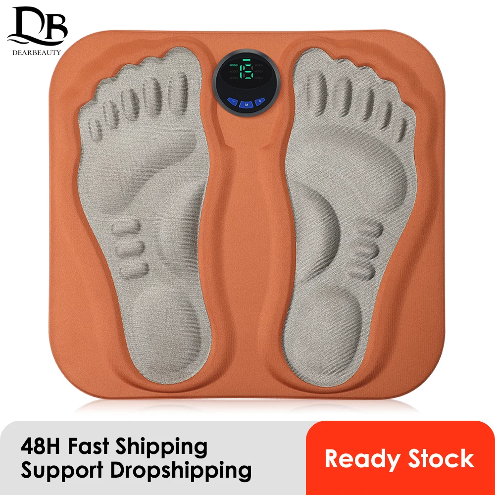 3D Smart Foot Massage Pad Feet Massager Improve Blood Circulation Relax Muscles Slim Legs 6 Modes 15 Level Rechargeable Foot Pad