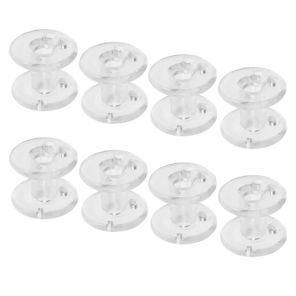 8pcs Transparent Plastic Curtain Replacement Spools for Venetian Blind Cord Tensioner – Easy Install