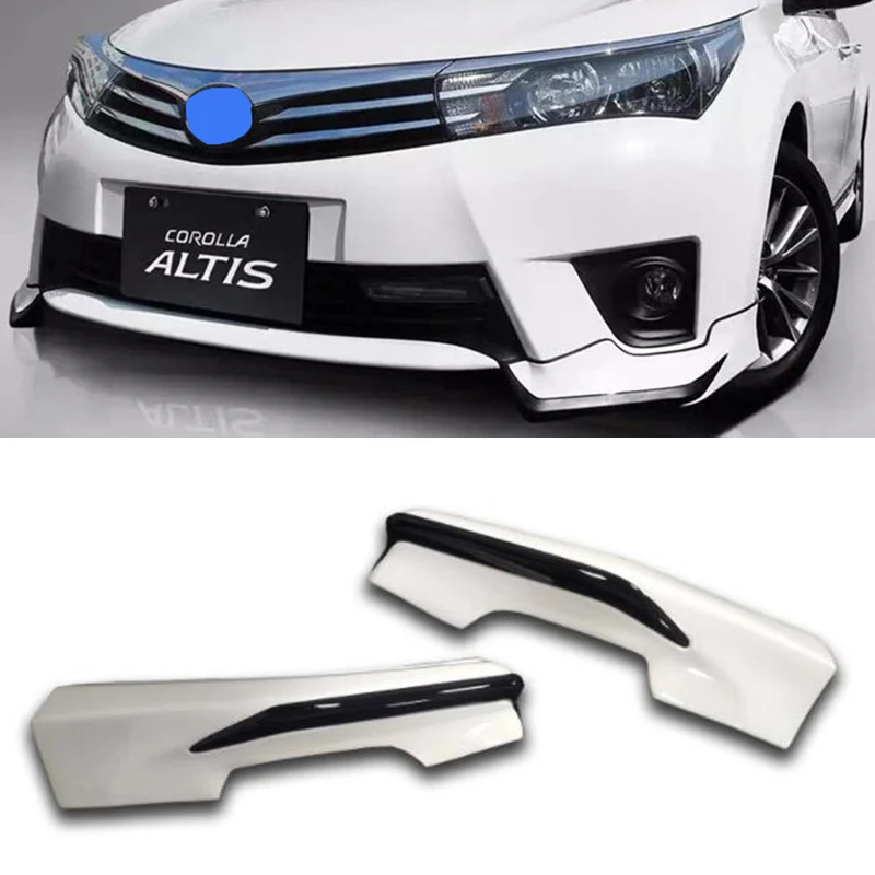 For TRD Style Front Bumper Splitter Lips Diffuser Toyota Corolla Car Accessories Refit Body Kit 2014 2015 2016 Year