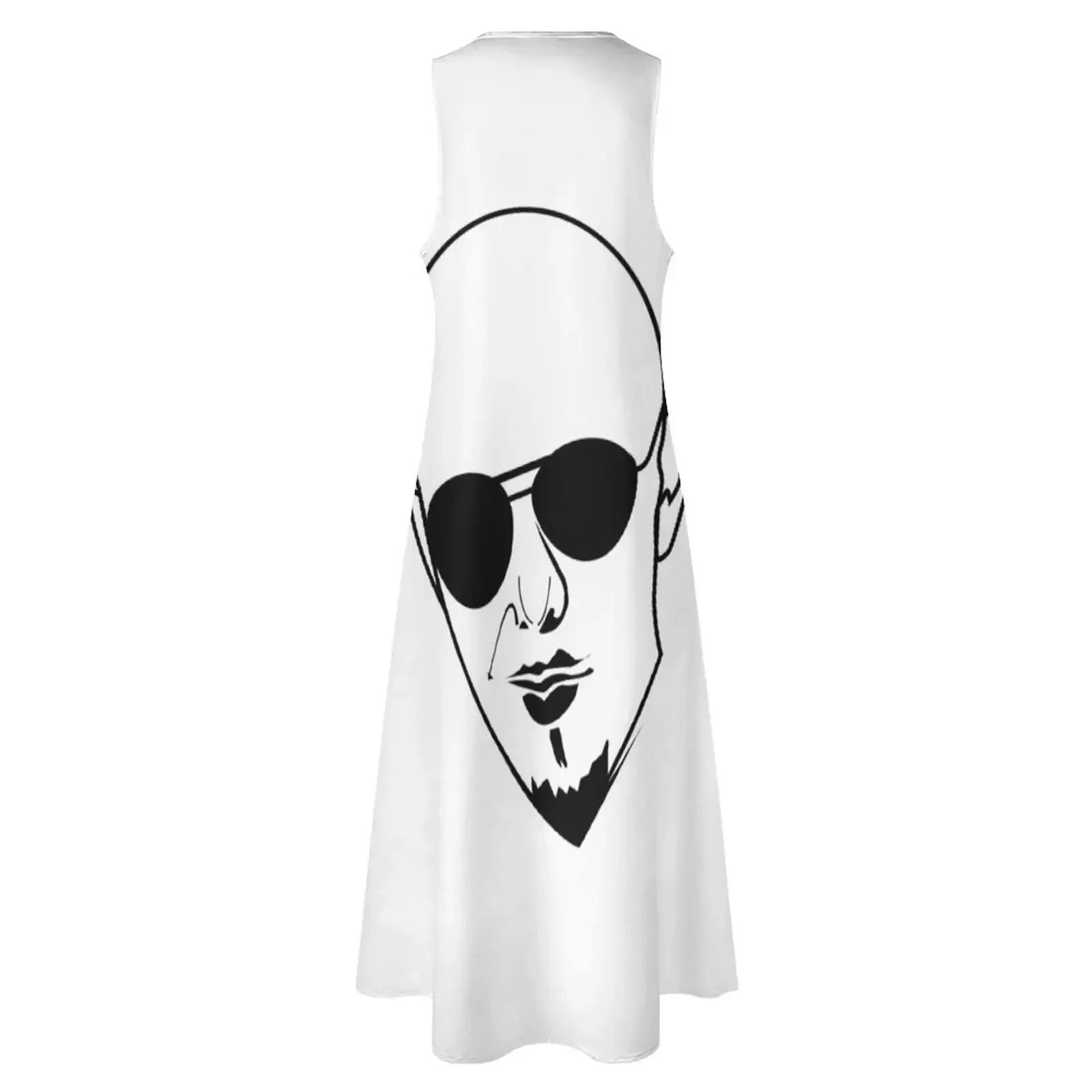 ชุดเดรสยาวทรงซิลลูเอต์สไตล์เกาหลีสำหรับผู้หญิง ลาย Mr.worldwide pitbull singer เหมาะสำหรับงานวันเกิด งานพรอม