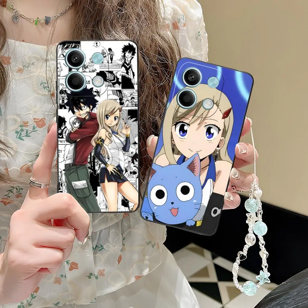 

Чехол для мобильного телефона Edens Zero Rebecca для POCO F6 F5 F4 F3 F2 Pro GT C40, защитный чехол с цветным принтом, красивый чехол для мобильных телефонов