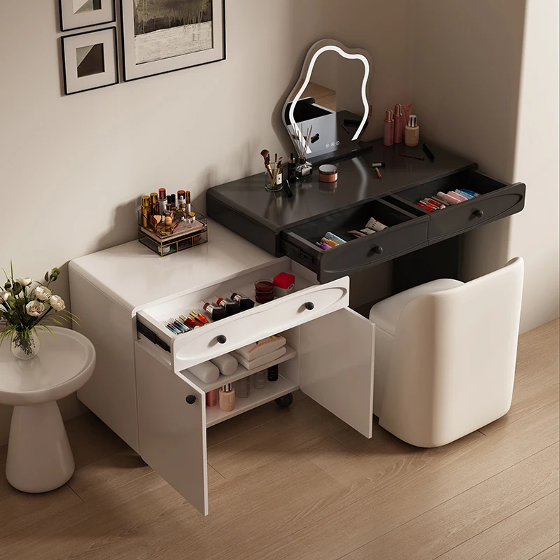 

Service Modern Vanity Table Service Mirror Simple Luxury Vanity Table Display Chair Nordic Trendy Penteadeira Backyard Furniture