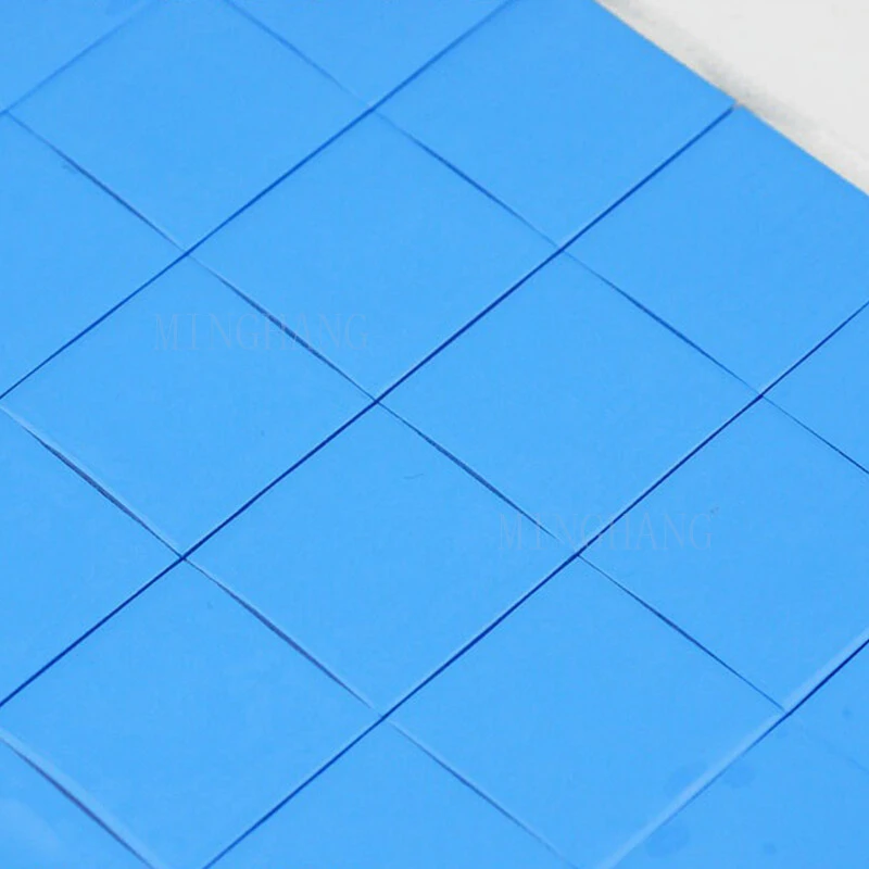 M   6PCS  Thermal Conductive Silicone 30X30mm 0.5-5mm for GPU CPU Heatsink Cooling Pad