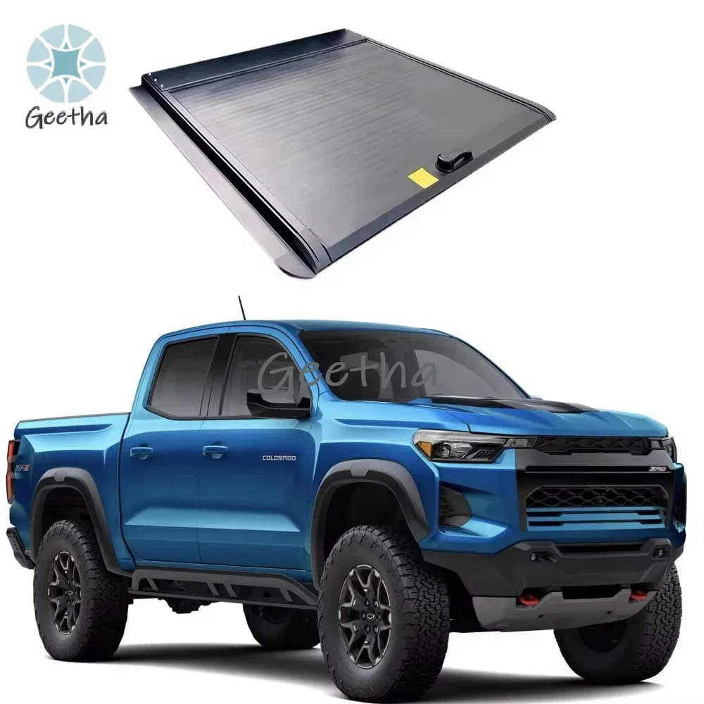 

pickup tail box back cover roller shutter lid tonneau cover for nissan np300 gmc sierra canyon tacoma ford F-150 f150