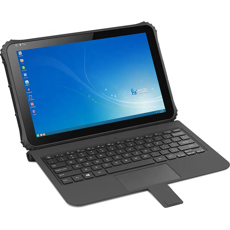 تابلت GENZO متين مقاس 12 بوصة يعمل بنظام Windows 11 Pro مع لوحة مفاتيح مقاومة للماء IP65 تابلت متين مع Rs485 ويندوز 12 بوصة تابلت متين