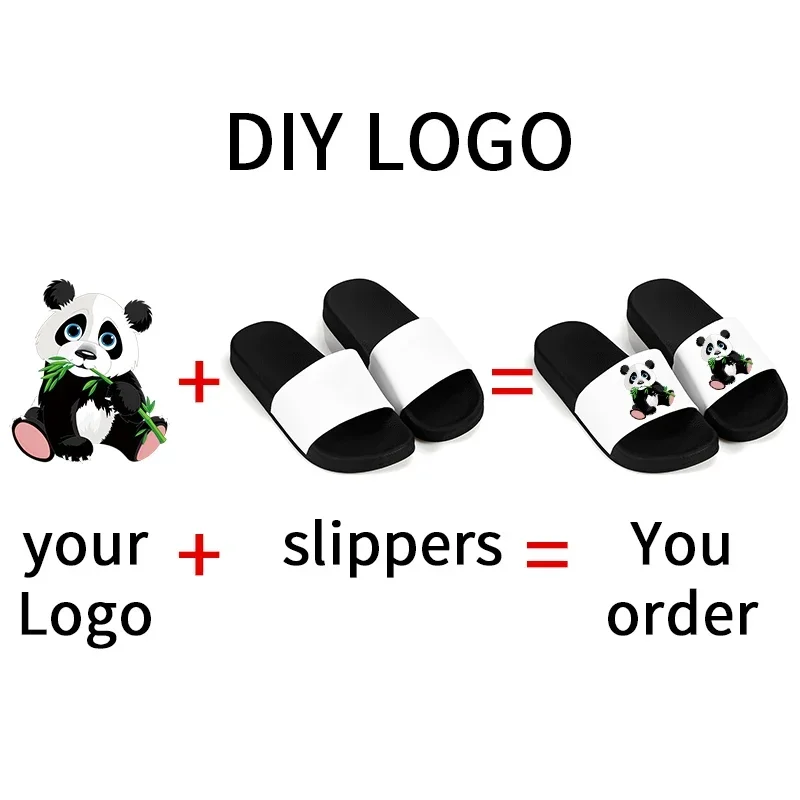 Custom Slippers Women Men Handmade DIY Shoes Indoor And Outdoor Custom Flip Flops view 5