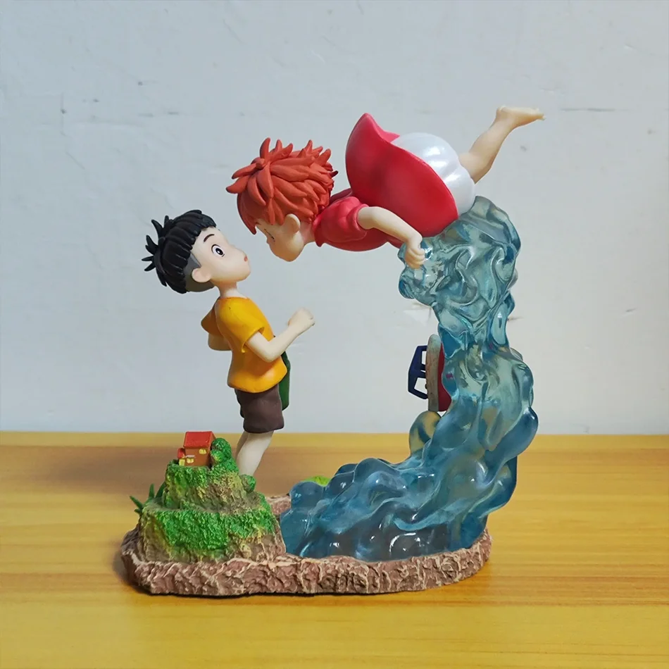 Bestseller Cliff Figur Ponyo auf dem Seegähne Figur PVC GK Statue Anime Actionfigur 15cm Modell Sammlerpuppe Spielzeug Kindergeschenk – Detail 2