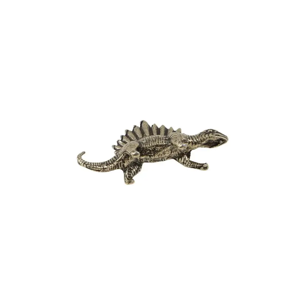 Lucky Alloy Dinosaur Statue Vintage Mini Dinosaur Miniatures Animal DIY Children Dinosaur Toy Collections