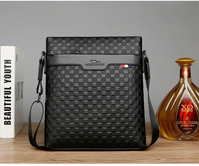 Echte Oberschicht aus Rindsleder für Herren, einzelne Umhängetasche, 2025, neuer Stil, männlich, lässig, Business-Tasche – Detail 13