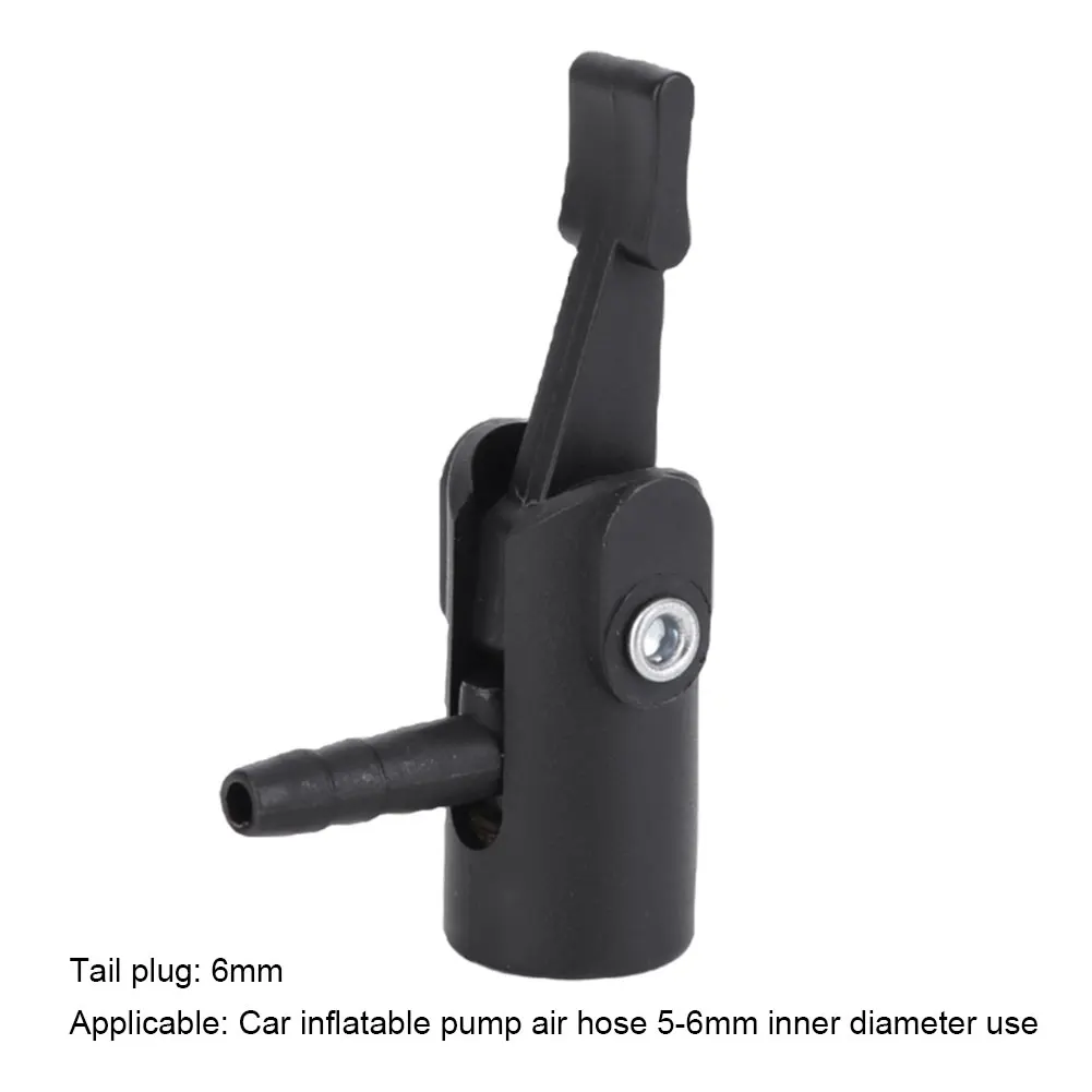 منفاخ لإطارات صمام البلاستيك/معدن مضخة هواء موصل سريع تضخيم مضخة قابلة للنفخ المشبك ل 5-6 مللي متر خرطوم هواء السيارات #6