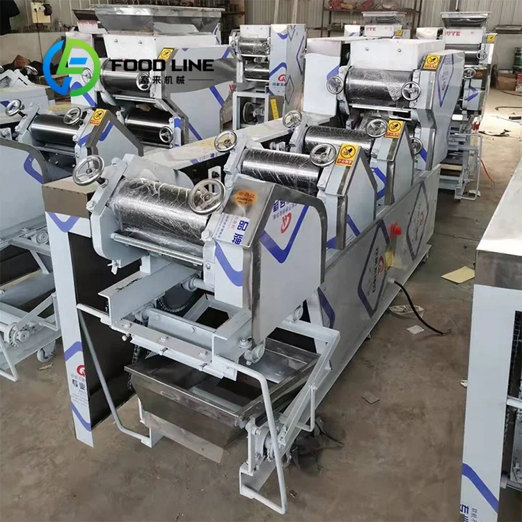 مصنع استخدام عملية الغذاء مجعد رقيقة مستديرة المعكرونة ماكينة ضغط العجين آلة صنع المعكرونة الأوتوماتيكية #6