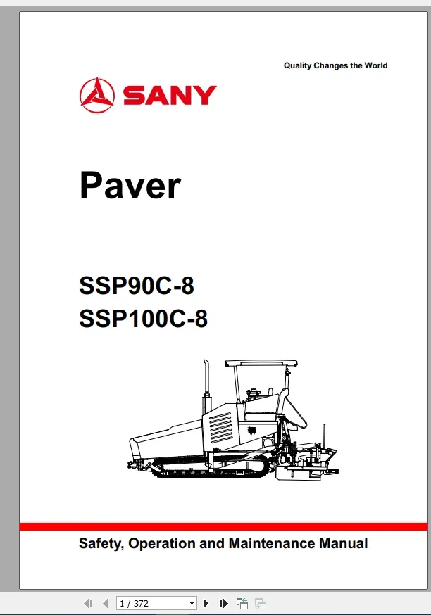 AutoDVD2 SANY Machinery 2.95 GB Operation & Maintenance Manual, Part Manual, Electric & Hydraulic Schematic