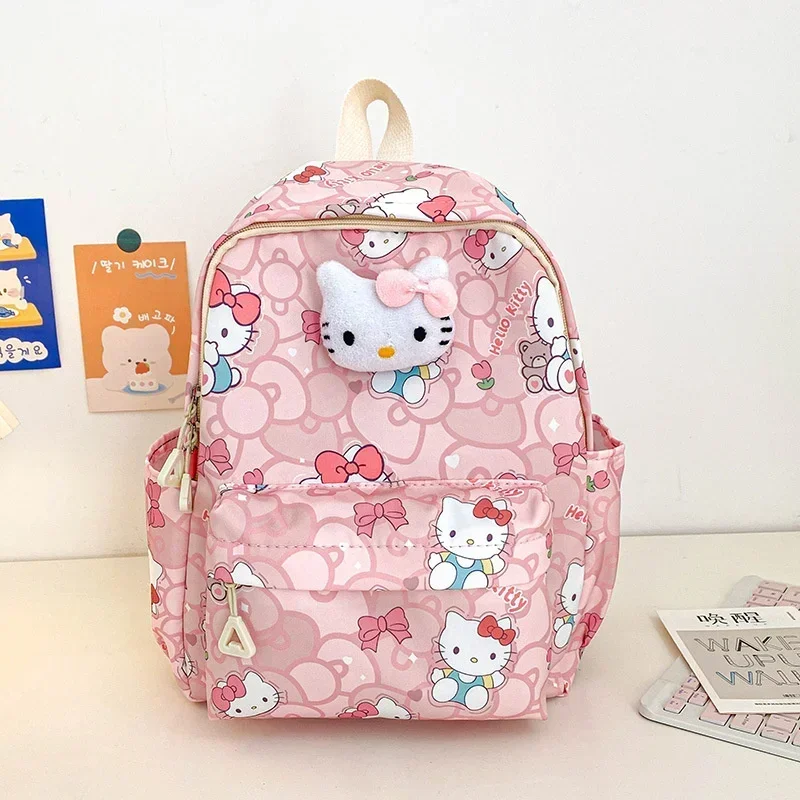 Kawaii Sanrio Backpack Pochacco Cartoon Animation School Bag Girls Student Backpack Children's Spine Protector School Bag Gift