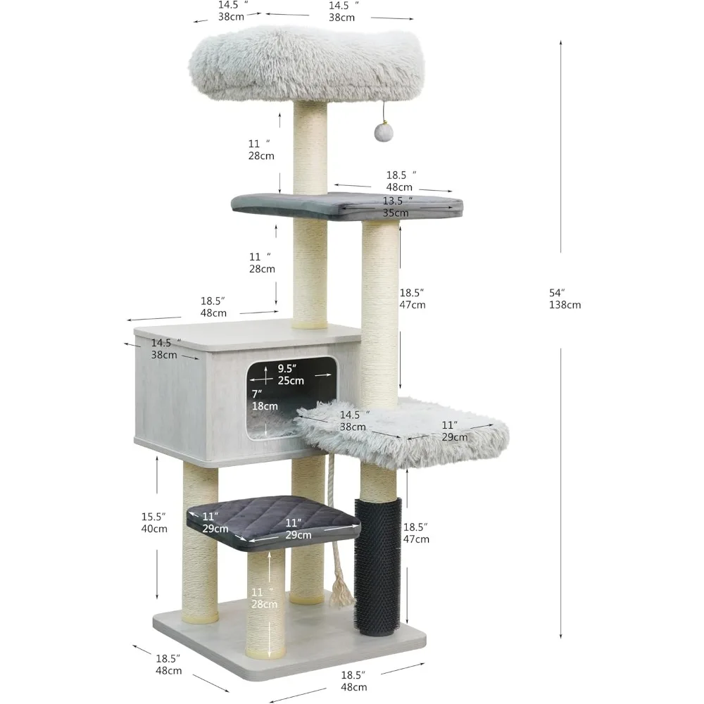 Set di 2 librerie alte e moderne da 2 con 10 cubi, libreria da pavimento, soluzione di archiviazione elegante