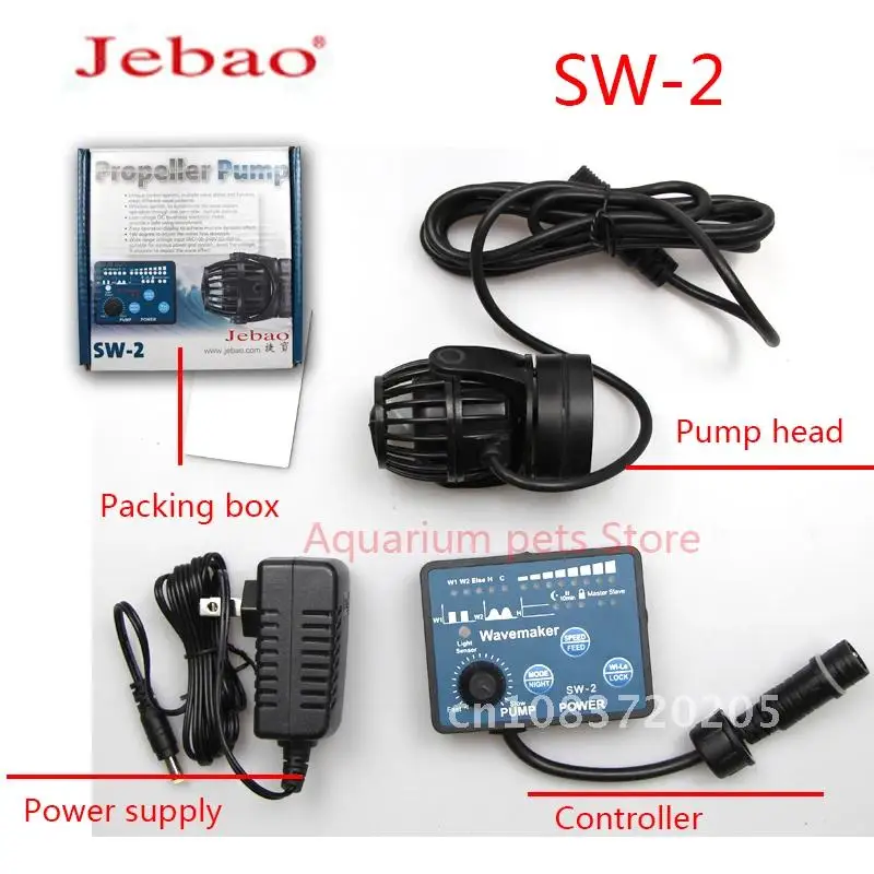 Jebao/Jecod 110~240V SW RW SLW MLW ALW series Coral cylinder pump Marine Aquarium Wave Make water pump circulating water pump