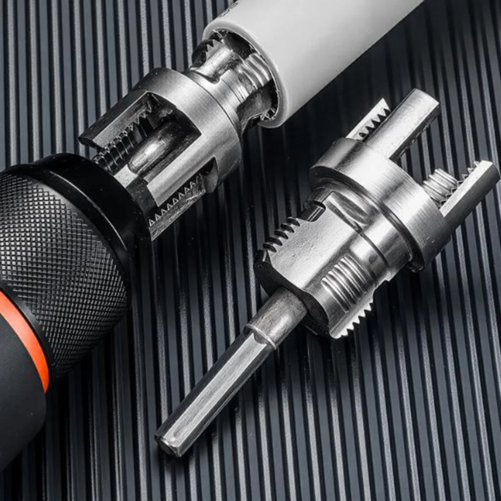 Juego de enhebradores de tubos de PVC, brocas de 4 puntos, 6 puntos, 20 y 25 hilos externos internos para tuberías de agua, abridor de plomería de PVC PPR