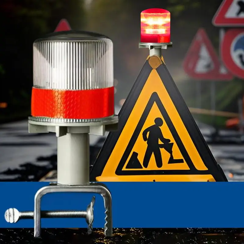 トラック用ストロボライトソーラー建設点滅ランプ工業用LED警告灯防水安全点滅ランプ用