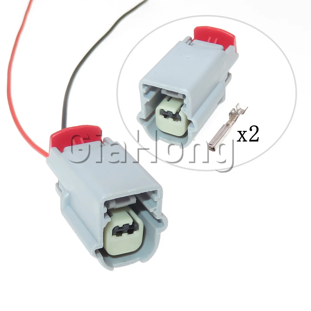 1 Set 2 Way AC Assembly Accessories 1S01834603 Car Electrical Wire Socket Auto Crash Knock Sensor Plug 31403-2210 For Cadillac