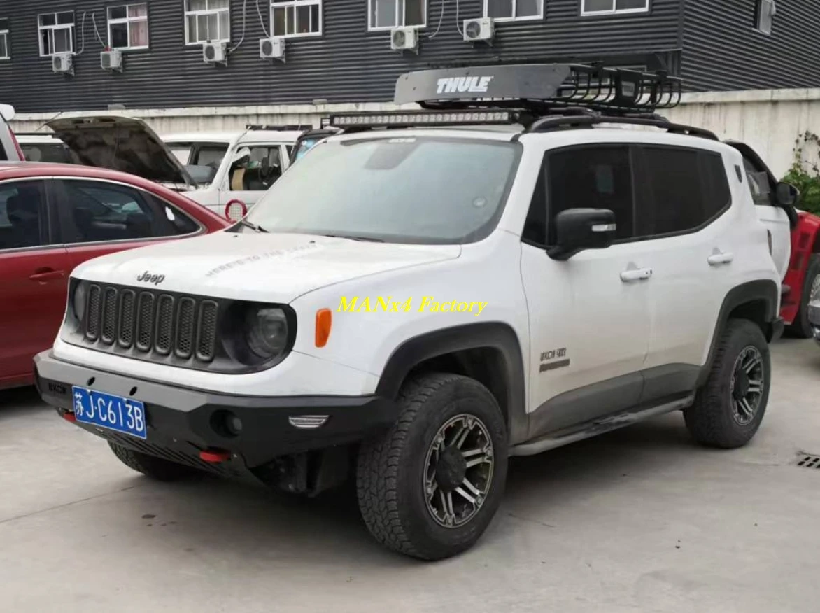 Pare-chocs avant en acier pour Jeep Renegade, barre Bull, Manx4