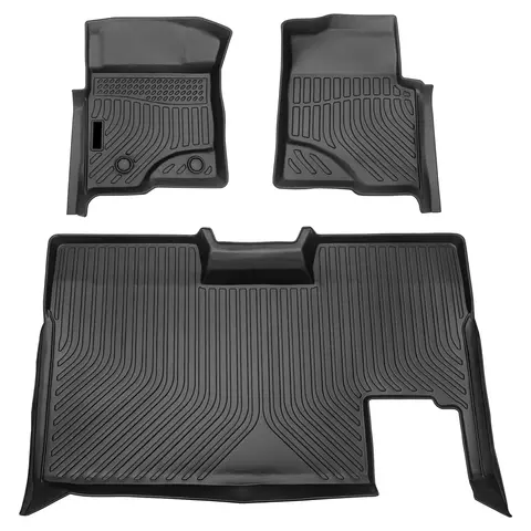 Car Floor Mats for 09-14 Ford F-150 SuperCrew,No Fit Regular Cab & Supercab