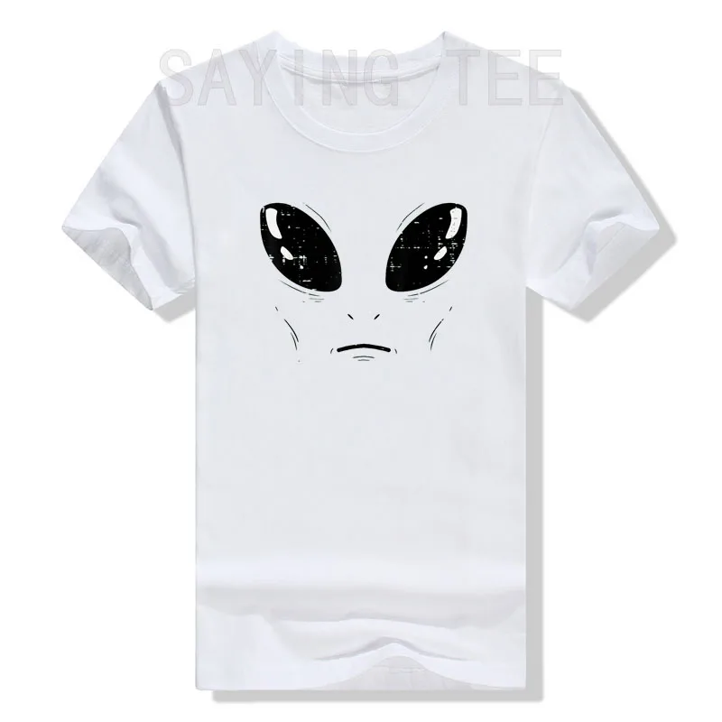Alien-Gesicht Weltraum Lustiges Halloween-Kostüm Herren Damen Jungen T-Shirt Y2k UFO Alien Cosplay Halloween-Party-Kleidung Persönlichkeits-Outfit – Detail 12