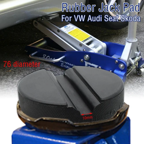 VW 아우디 시트 스코다용 고무 잭 패드 지지대 핀치 용접 슬롯 바닥 프레임 어댑터, 잭 트롤리 자동차 제거 수리 도구 