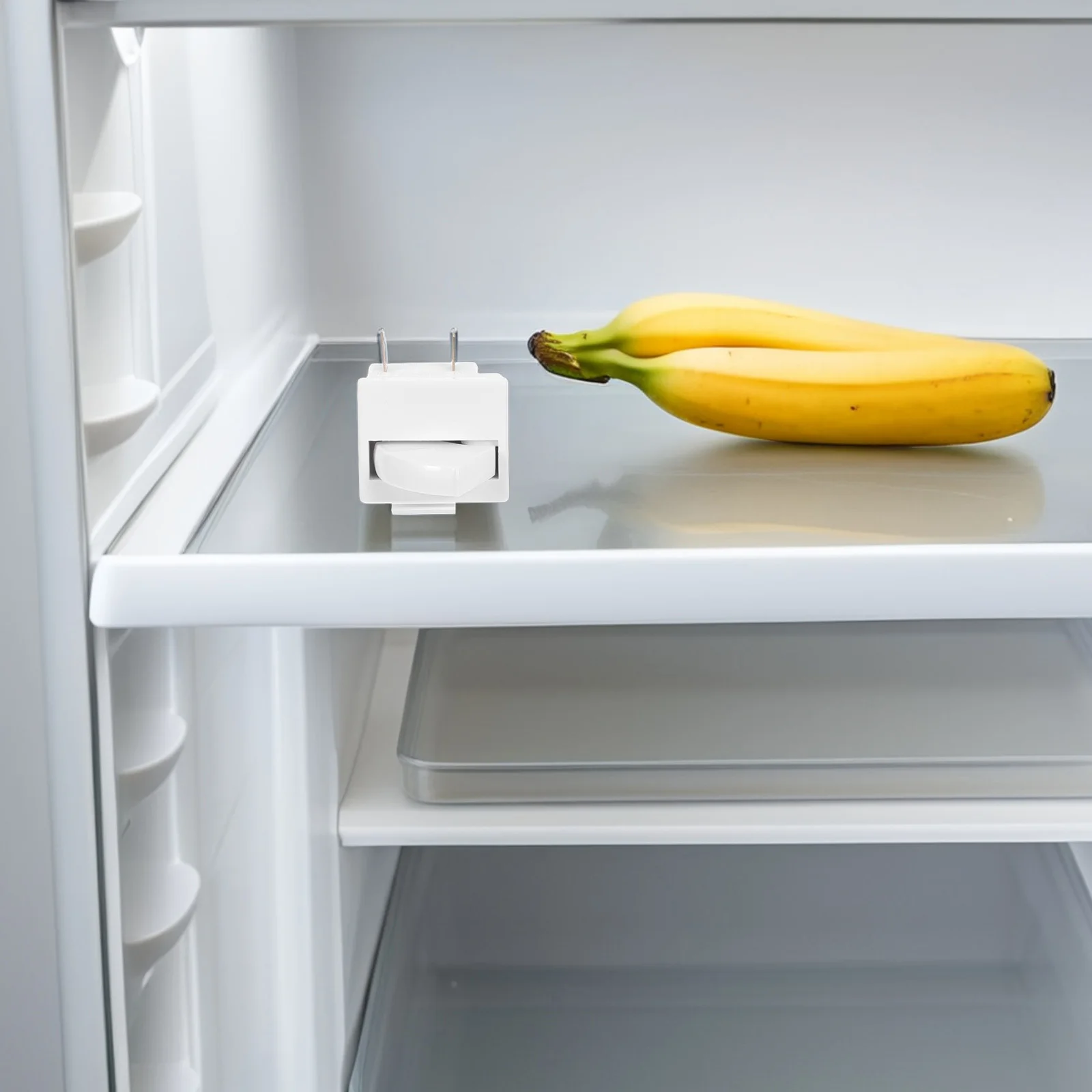 

2Pcs Refrigerator Door Switch Control Light Switch Replacement 2-Pin Fridge Door Light Control Accessories for Most