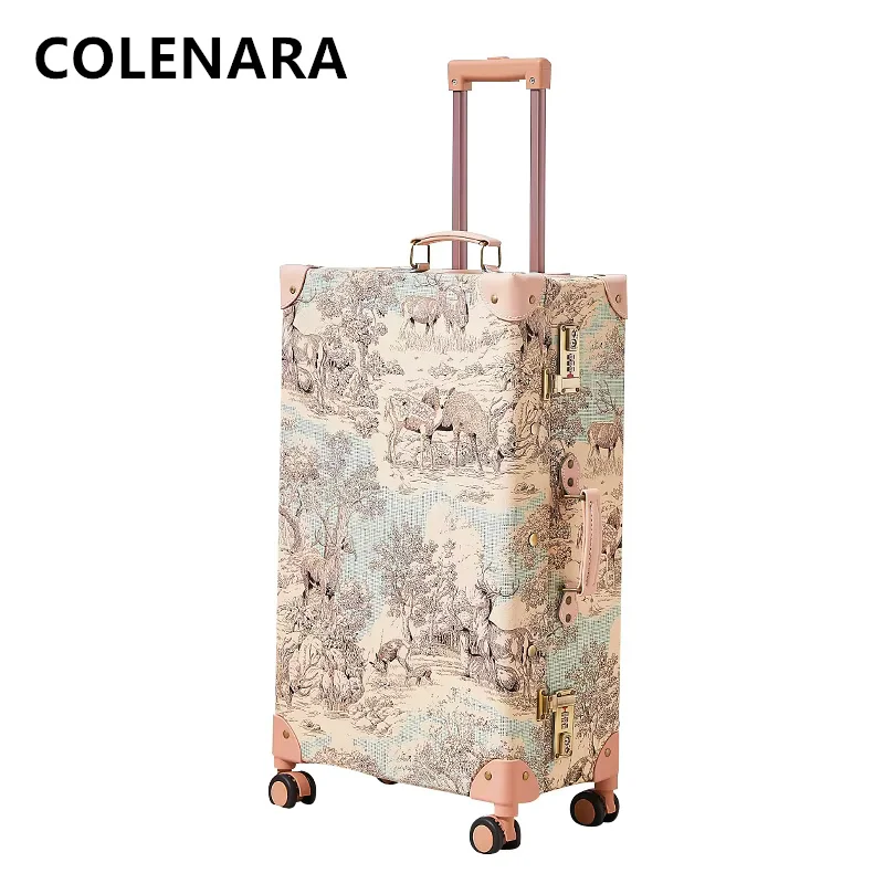 COLENARA PU Suitcase 20 Inches Boarding Box 24