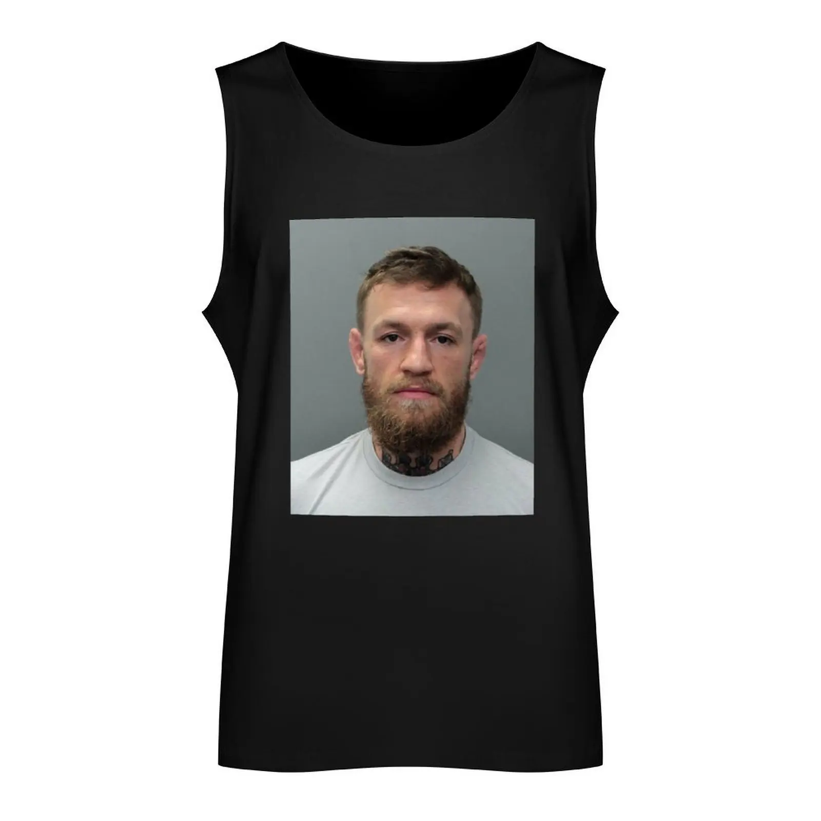 Conor McGregor Mug Shot - Notorious Tank Top summer clothes man 2024 Man gym clothes