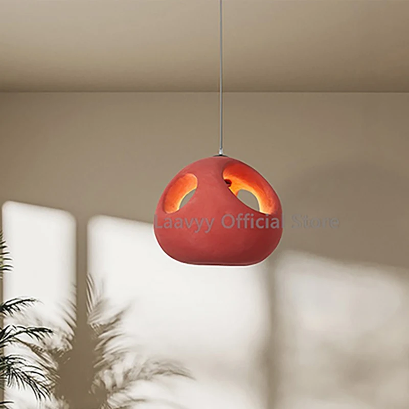 

Искусство Элегантная Люстра Для Спальни Гостиной Обеденный Стол Красный Потолочный Подвесной Светильник Современный Скромный Украшение Дома Подвесной Светильник