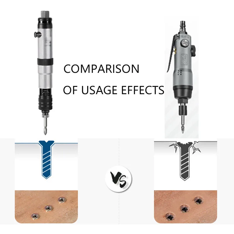 Fully Automatic Pneumatic Tools Screwdriver Reversible 1/4in Air Screwdriver Reversible Air Screwdriver  for Furniture Repair