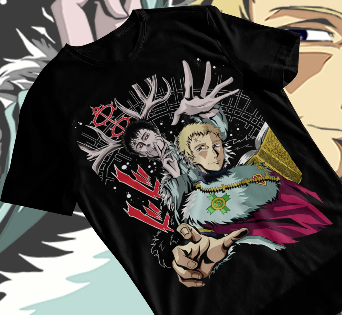 

Black Clover Asta Yuno Anime Manga Unisex Tshirt T-Shirt Soft Tee