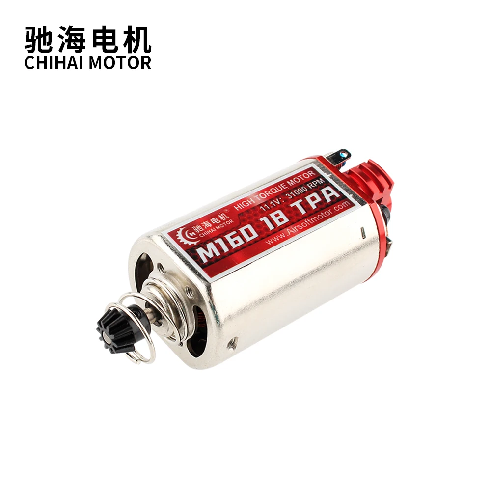 

CHF-480WA-7018T High Torque Short Type 31k AEG Motor 18TPA Fire Control Motor MOSFET D Hole Airsoft AEG Motor For Ver.3 Gearbox