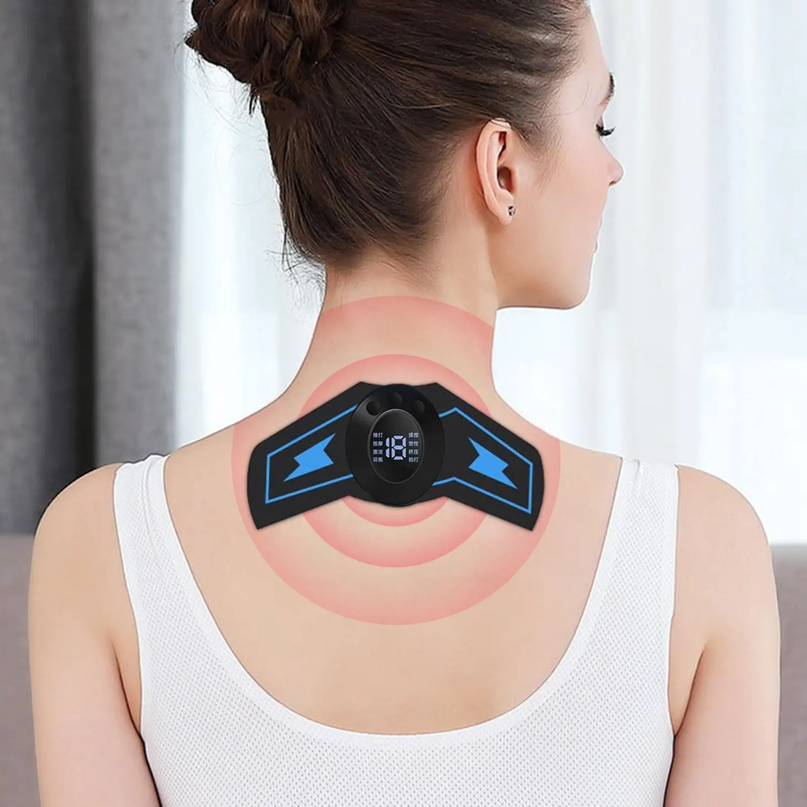 

Electric Cervical Massager Portable Cervical Massage Pad for Arms Waist Neck